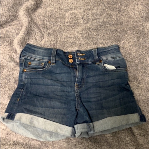 Pants - Denim Blue Women's Shorts
